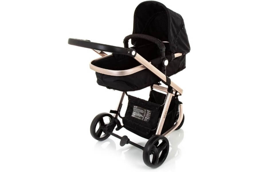 melhor carrinho para bebe, modelo Travel System Mobi, da marca Safety 1st, Edição Especiall, visto do ângulo 3