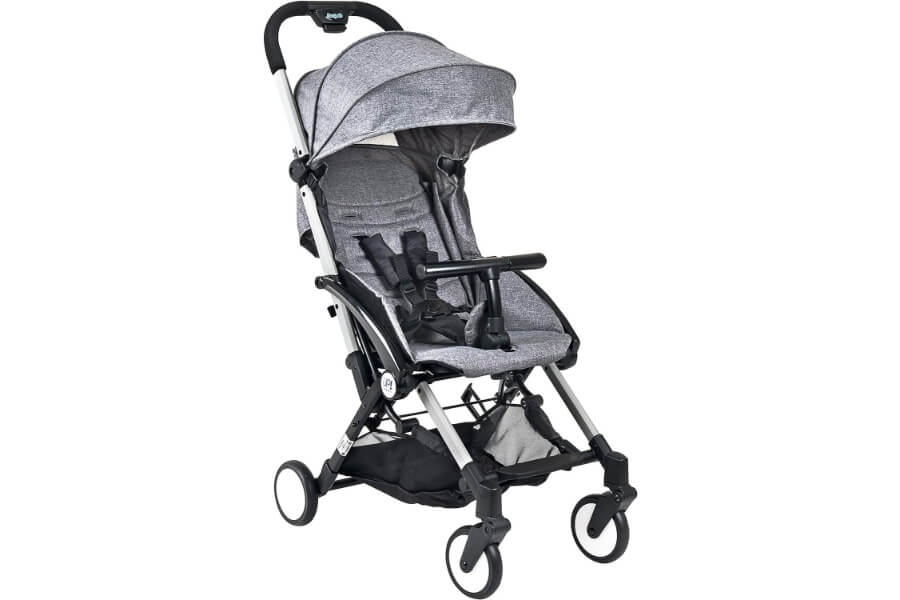 melhor carrinho para bebe, modelo Up, marca Burigotto, cor Cinza, suporta Até 15 kg